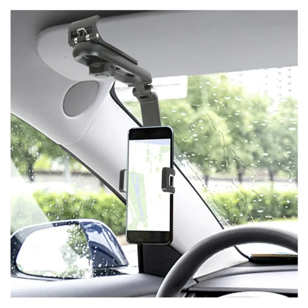 Sun Visor Cellphone Holder, Wireless Charging Car Holder & Magnetic Power Bank